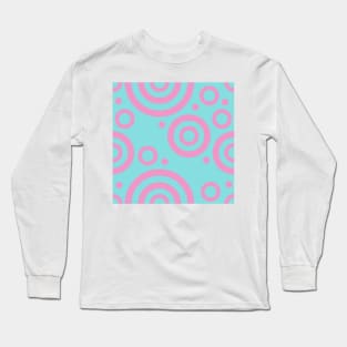 Pink circle pattern Long Sleeve T-Shirt